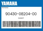 Yamaha Genuine Gasket 90430-08204-00. Fixed Price $10.70.