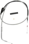 Drag Specialties 5343144B Stainless Braided Idle Cable - 44". Fixed Price $101.92.