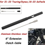 Black Fat Baggers 6" Clutch Cable Extension For Harley Touring 2021+ 109814. Fixed Price $39.99.