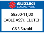Suzuki Oem Part 58200-11J00 Cable Assy, Clutch. Fixed Price $56.30.