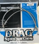 Drag Specialties Braided He Clutch Cable Harley 58" Long 3-1/2 Travel. Fixed Price $99.00.