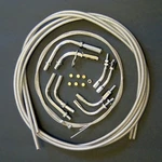 Universal Braided Clutch And Dual Throttle Cable Kit Bundle By Venhill. Fixed Price $248.99.