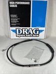 Drag Specialties 0652-1420 High-efficiency Black Vinyl Clutch Cable 55". Fixed Price $48.99.