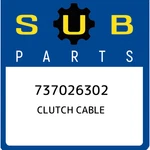 Subaru Clutch Cable 737026302, New Genuine Oem Part. Fixed Price $110.22.