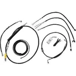 Choppers LA-8155KT2-19B Complete Black Vinyl Braided Cable/brake Line Kit. Fixed Price $364.49.