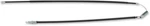 Parts Unlimited Black Vinyl Clutch Cable For Kawasaki 54011-087. Fixed Price $23.09.
