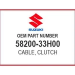Suzuki Cable Comp, Clu 58200-33H00 Oem New. Fixed Price $82.43.
