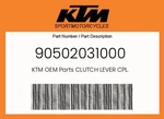 Ktm Genuine Clutch Lever Cpl. - 90502031000. Fixed Price $23.39.