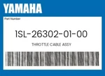 Yamaha Throttle Cable Assy 1SL-26302-00-00. Fixed Price $39.99.