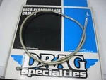 Drag Specialties 53" Stainless Braided High Efficiency Clutch Cable - 5322350HE. Fixed Price $63.75.