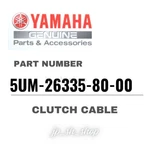 Yamaha Genuine Oem Parts Clutch Cable 5UM-26335-80-00 For WR250F. Fixed Price $76.19.