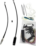 Fat Baggers Ez Install Handlebar Kit Black Braided Motorcycle Street 109116-B. Fixed Price $249.95.