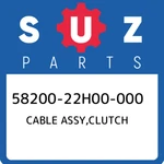 58200-22H00-000 Suzuki Cable Assy,clutch 5820022H00000, New Genuine Oem Part. Fixed Price $144.10.