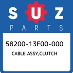 58200-13F00-000 Suzuki Cable Assy,clutch 5820013F00000, New Genuine Oem Part. Fixed Price $37.34.