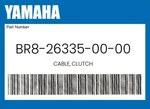 Yamaha Genuine Cable, Clutch BR8-26335-00-00. Fixed Price $28.34.
