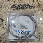 Drag Specialties Alternative Length Braided Idle Cable 48 1/2IN. #0651-0246. Fixed Price $49.00.