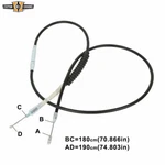 180CM Black Vinyl 70.8"CLUTCH Cable Fit For Harley Sportster Iron 2011-2015. Fixed Price $48.99.