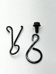 #157 1987-2007 Kawasaki Oem Clutch Cable Guide Clamp Holder Set. Fixed Price $13.49.