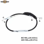 90CM Black Vinyl 35.5" Clutch Cable Fit For Harley Sportster Iron 2011-2015. Fixed Price $24.99.