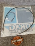 Harley Fx Fl 2018+ Drag Specialties Upper Clutch Cable 46" Black 0652-2861. Fixed Price $75.00.