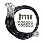Front Brake Braided Hose Line For 1984-87 Honda Goldwing GL1200A Aspencade. Fixed Price $78.99.