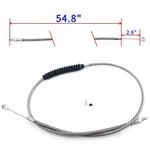 54.8" Braided Clutch Cable For Sportster Roadster 883 Custom XL1200C. Fixed Price $27.54.