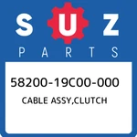 58200-19C00-000 Suzuki Cable Assy,clutch 5820019C00000, New Genuine Oem Part. Fixed Price $116.52.
