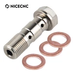 M10X1.0 Hydraulic Brake Dual Banjo Bolt Screw For Bmw R1100GS R1100RT R1100RS. Fixed Price $9.99.