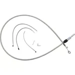 Magnum Alternate Length Polished Stainless Quick Connect Braided Upper Clutch Ca. Fixed Price $118.25.