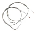 Barnett Stainless Clear-coated 29.5IN, Idle Cable Harley Davidson 08-09 Softail. Fixed Price $52.95.