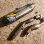 2013 - 2018 Suzuki RMZ250 Fmf Silencer Muffler Exhaust Pipe Spark Arrester. Fixed Price $650.00.