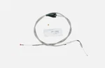 1996-2006 Harley Big Twin Barnett +10" Stainless Steel Throttle/idle Cable 0651-. Fixed Price $83.42.