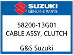 Suzuki Oem Part 58200-13G01 Cable Assy, Clutch. Fixed Price $37.41.
