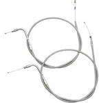Barnett S/s Throttle Cable +6" Clear Coat Dyna/fxr/softail 102-30-30014-06. Fixed Price $58.12.