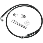 Drag Specialties Extended Stainless Steel Front Brake Line Kit - Clear Coated. Fixed Price $79.75.