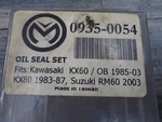Kawasaki Kx 80 60 Rm Oil Seal Set Gasket O-ring Moose Racing 0935-0054. Fixed Price $19.00.