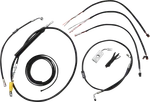 Choppers Complete Black Vinyl Braided Handlebar Cable/brake Line Kit -. Fixed Price $404.99.