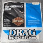 Drag Specialties 43" Black Braided Quick Connect Upper Clutch Cable 0652-2869. Fixed Price $100.00.
