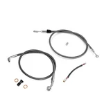 16-18" Bar Stainless Steel Brake Clutch Cable Tbw For Harley Softail Fat Boy Abs. Fixed Price $79.99.