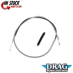 Drag Specialties 0652-1493 High-efficiency Braided Stainless Steel Clutch Cable. Fixed Price $105.95.
