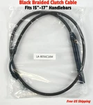 Choppers LA8056C16M Black Braided Motorcycle Clutch Cable 15"-17". Fixed Price $60.00.