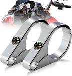 2-PACK Cable Clamps Black Billet Handlebar Frame Mount For Clutch 1.5" Chrome. Fixed Price $44.99.