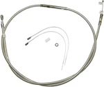 Magnum He Braided Clutch Cable Stainless 76.6875IN Police 08-13. Fixed Price $160.00.