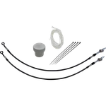 Fat Baggers, Inc. 109712-B Ez Install Handlebar Kit, Black Braided. Fixed Price $213.99.