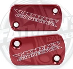 Works Connection Clutch & Brake Master Cylinder Cover Kit Red Honda CRF450R/RX. Fixed Price $81.99.