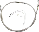 Magnum Stainless Clutch Cable 66-11/16 Polished For Harley Flh Flt Xl 52124HE. Fixed Price $132.84.
