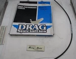 Harley Davidson Drag Specialties Nos Black Vinyl 48" Clutch Cable 0652-1507. Fixed Price $59.99.