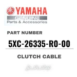 Yamaha Genuine Oem Parts Clutch Cable 5XC-26335-R0-00 For YZ250F. Fixed Price $43.63.