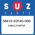58410-02FA0-000 Suzuki Cable,starter 5841002FA0000, New Genuine Oem Part. Fixed Price $77.69.