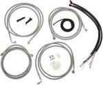 Choppers Complete Handlebar Cable Brake Line Kit Black LA-8100KT2-16B. Fixed Price $317.81.